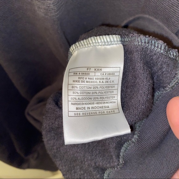 Vintage 90s Nike Golf Embroidered Pullover Thermal Sweatshirt Adult XL Black - Picture 8 of 10